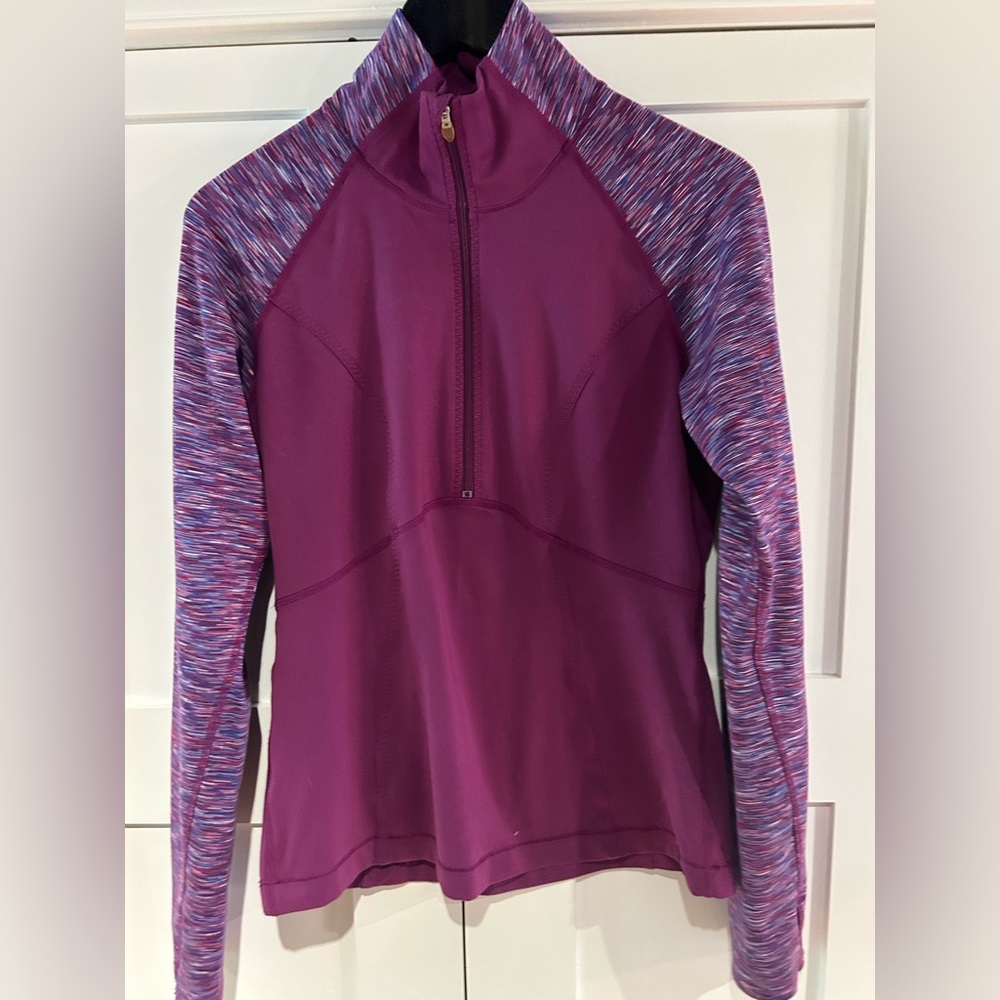 Purple Quarter-Zip Athletic Jacket from Moving Comfort